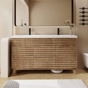 Image 1 of eclife 60 bathroom vanity review